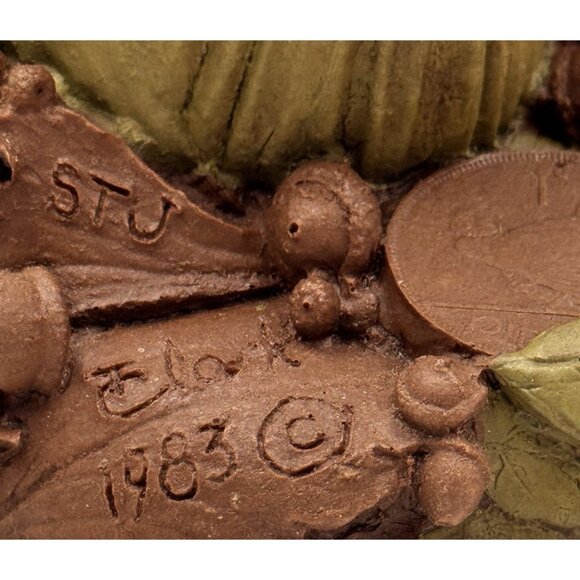 Tom Clark Gnome STU Figurine #81 Chef Stuart Carrots Stew Celery Cook 10" Tall - Picture 6 of 6